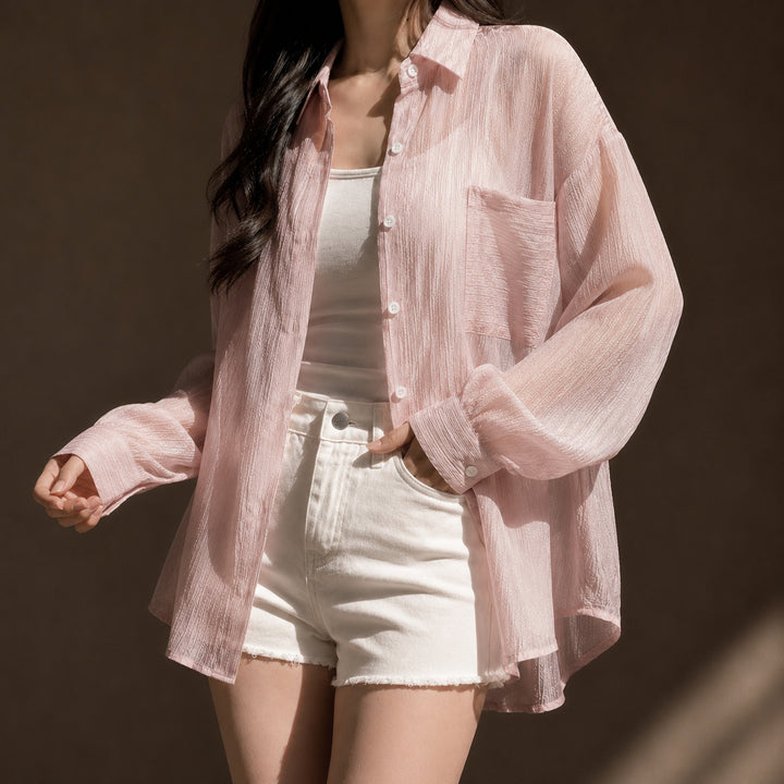 Brezzina Sheer Chiffon Shirt — ce_studio_01