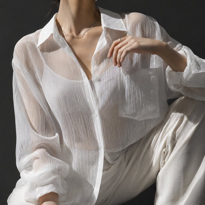 Brezzina Sheer Chiffon Shirt — ce_studio_01