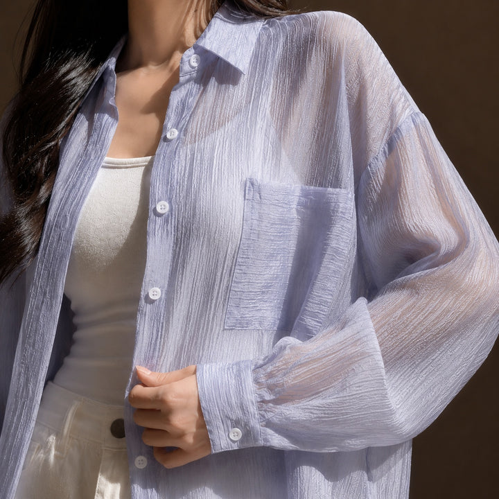 Brezzina Sheer Chiffon Shirt — ce_studio_01