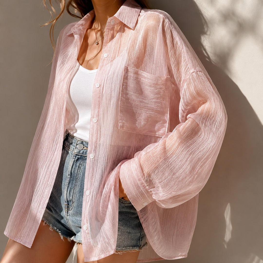 Brezzina Sheer Chiffon Shirt — ce_metastatic_08