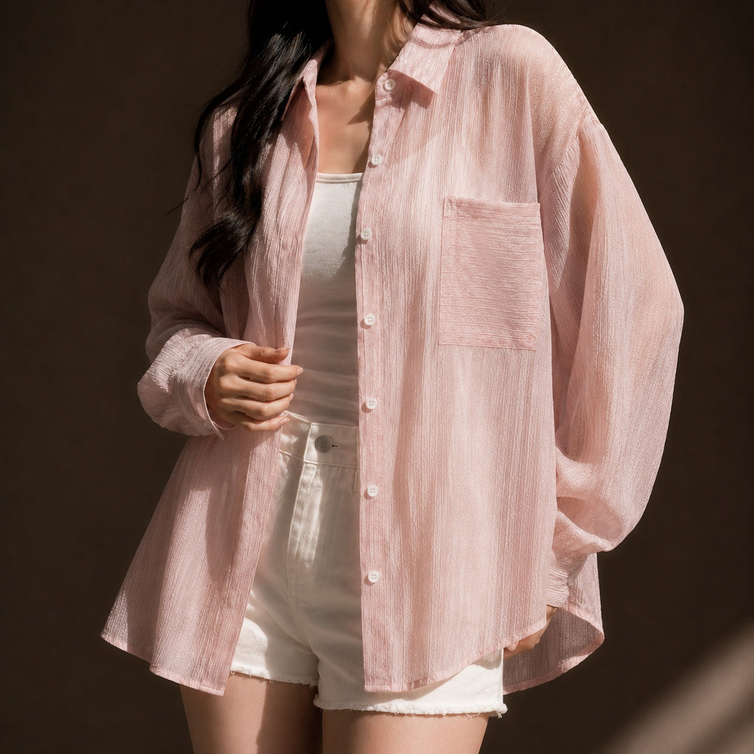 Brezzina Sheer Chiffon Shirt — ce_studio_01
