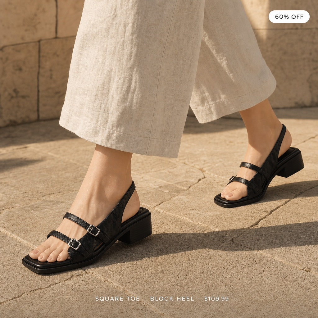 Brielle Buckle Slingback Sandals — 08_on_foot_walking_lifestyle