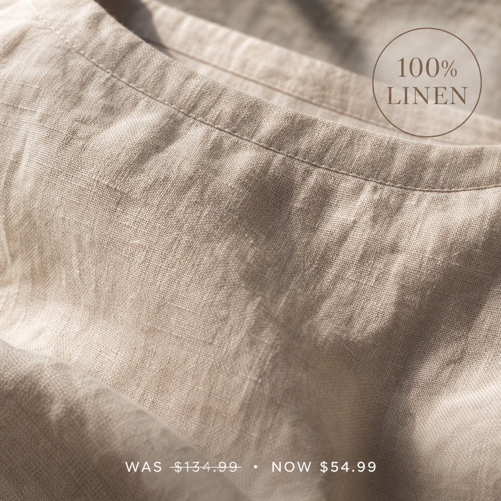 Brisa Linen Crop Tank — 03_linen_texture_macro