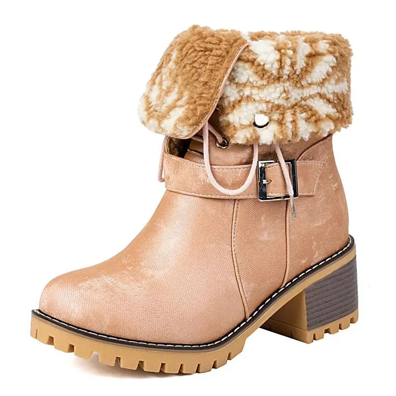 Alpine Cuff Ankle Boots