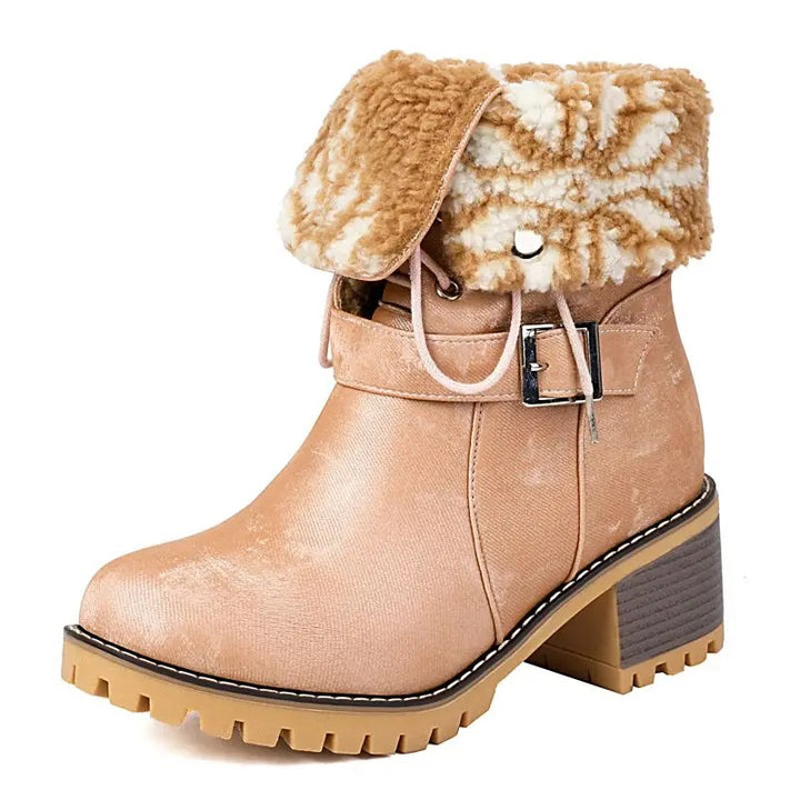 Alpine Cuff Ankle Boots