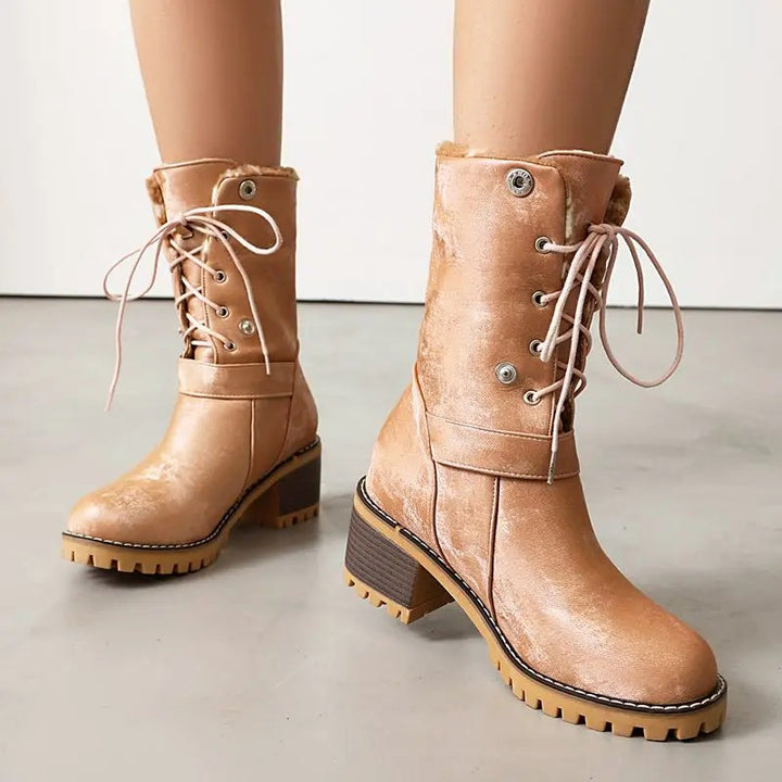 Alpine Cuff Ankle Boots