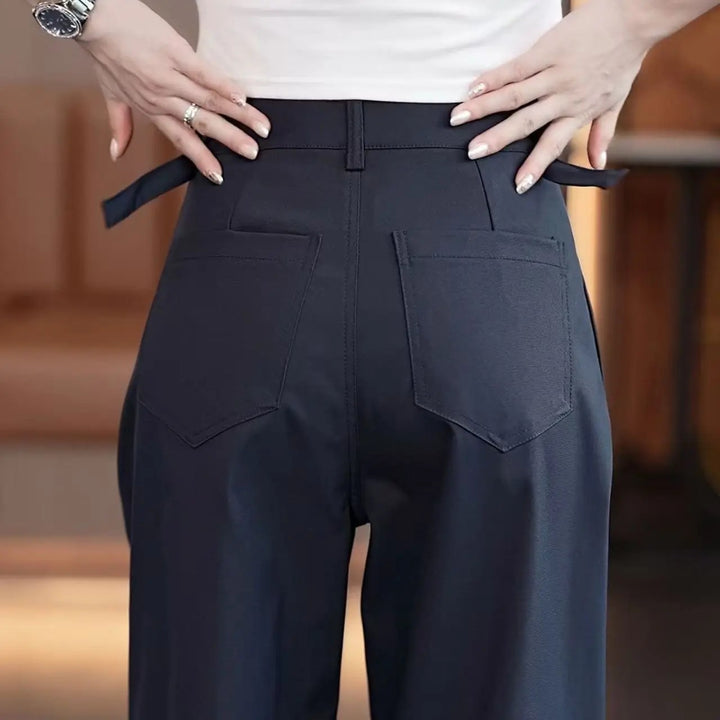 Atelier Buckle Wide-Leg Trousers