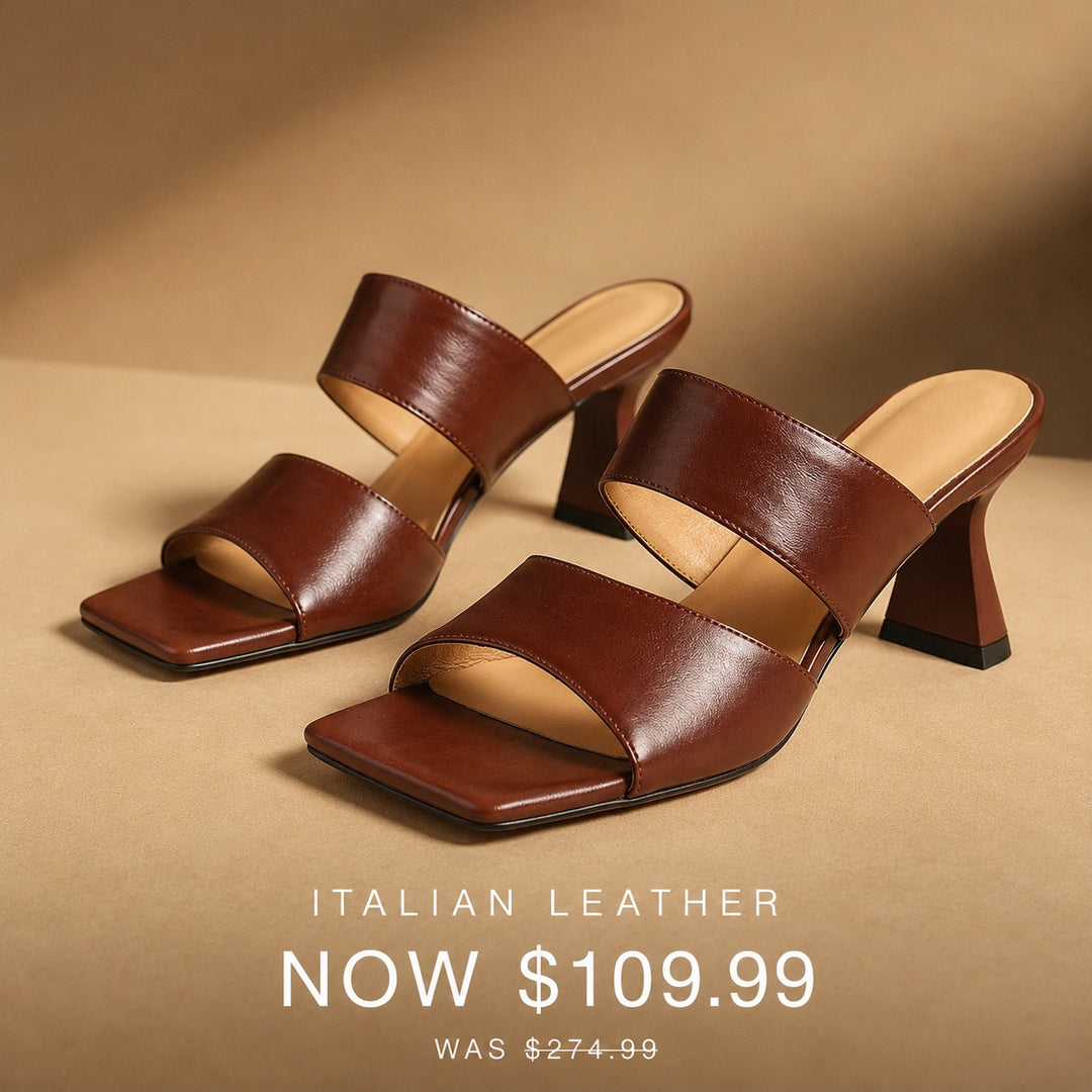 Calice Twin Strap Leather Mules — ce_metastatic_04