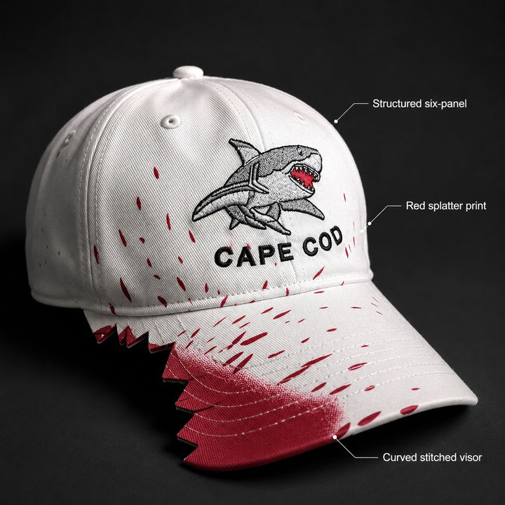 Carcharo Shark Bite Baseball Cap — ce_metastatic_07
