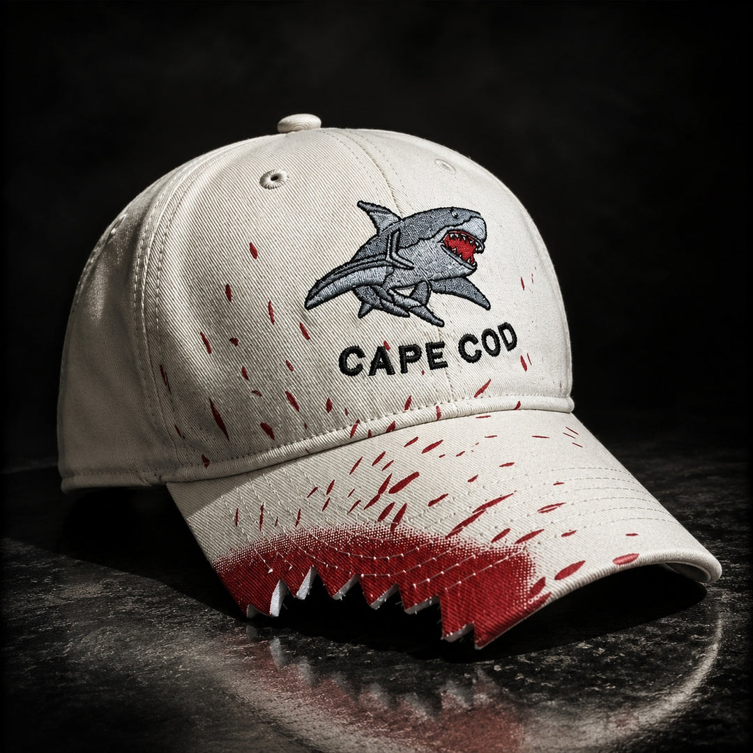 Carcharo Shark Bite Baseball Cap — ce_metastatic_08