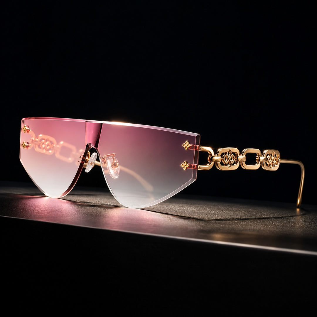 Catenina Chain-Temple Shield Sunglasses — ce_metastatic_02