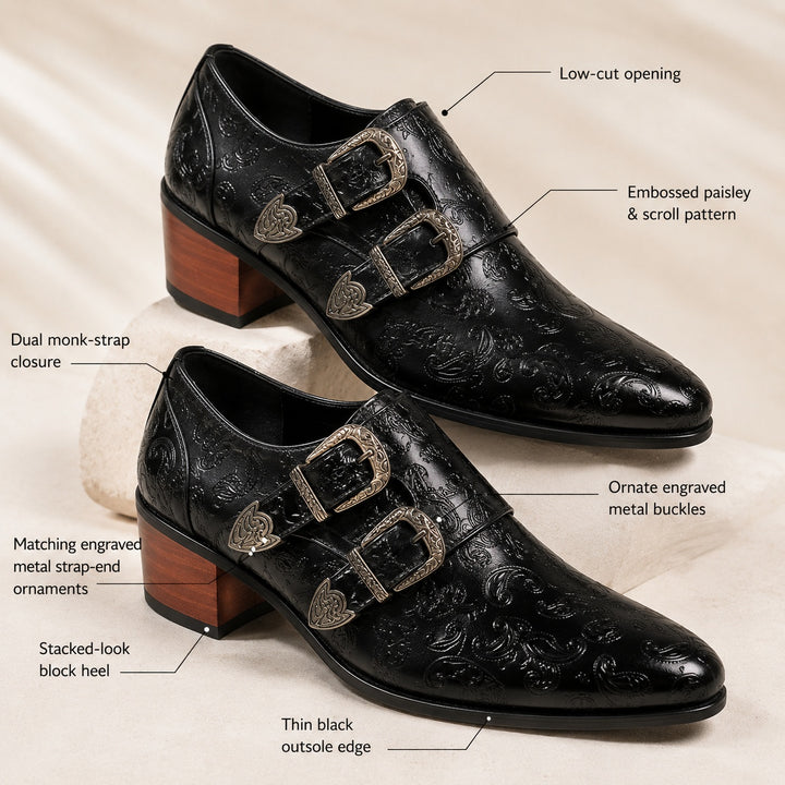 Cavalieri Double Buckle Loafers — ce_metastatic_01