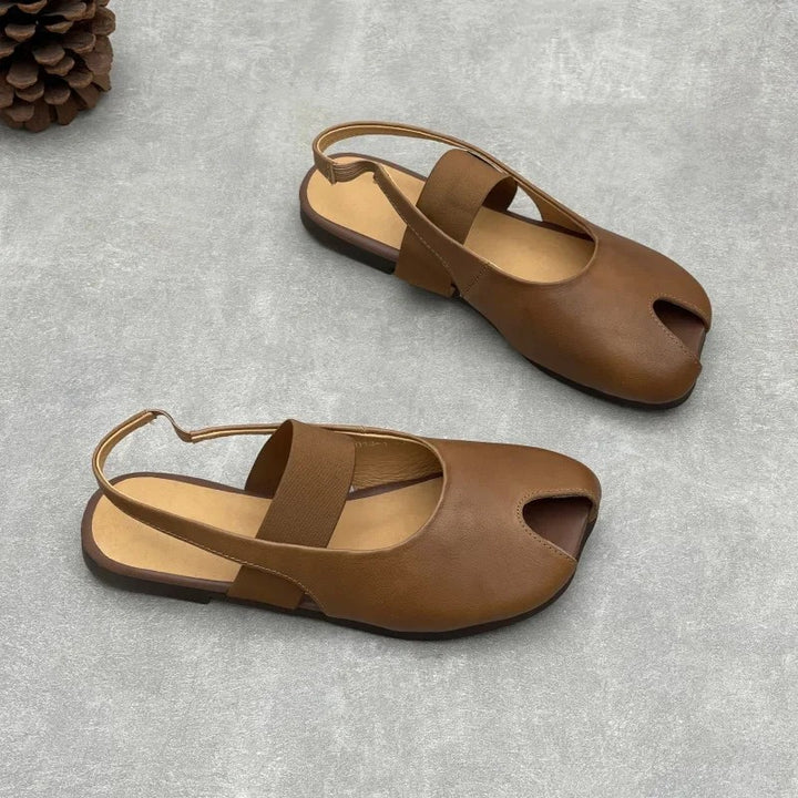 Claudette Peep-Toe Slingbacks