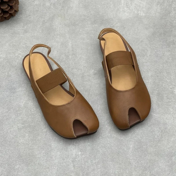 Claudette Peep-Toe Slingbacks