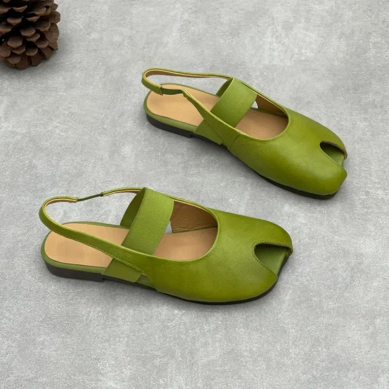 Claudette Peep-Toe Slingbacks