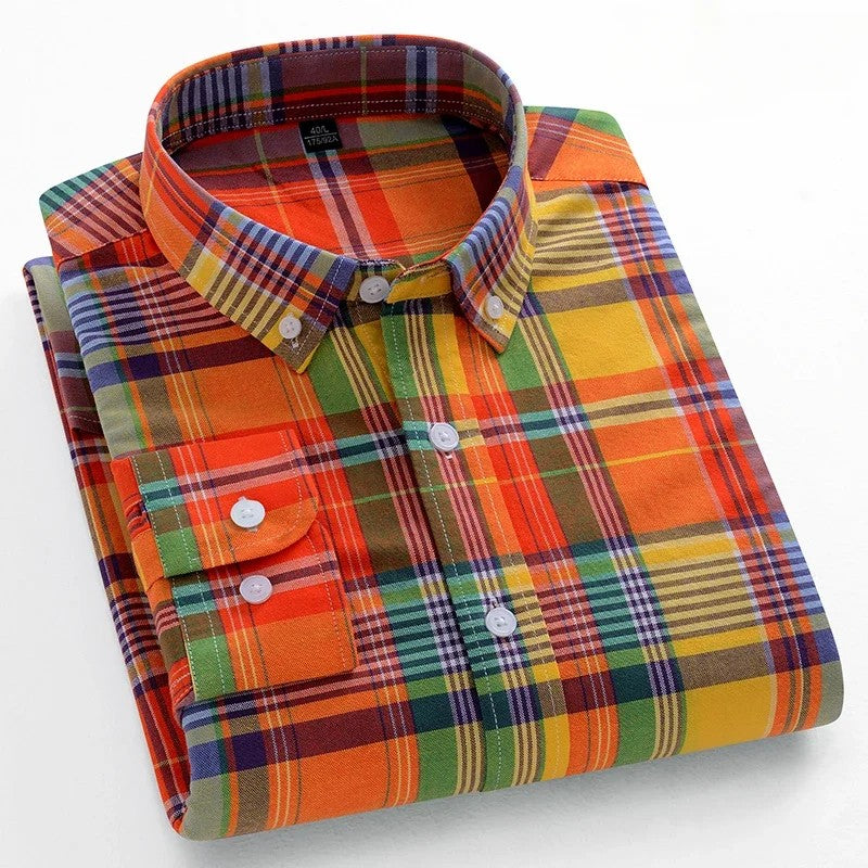 Bayside Plaid Oxford Shirt