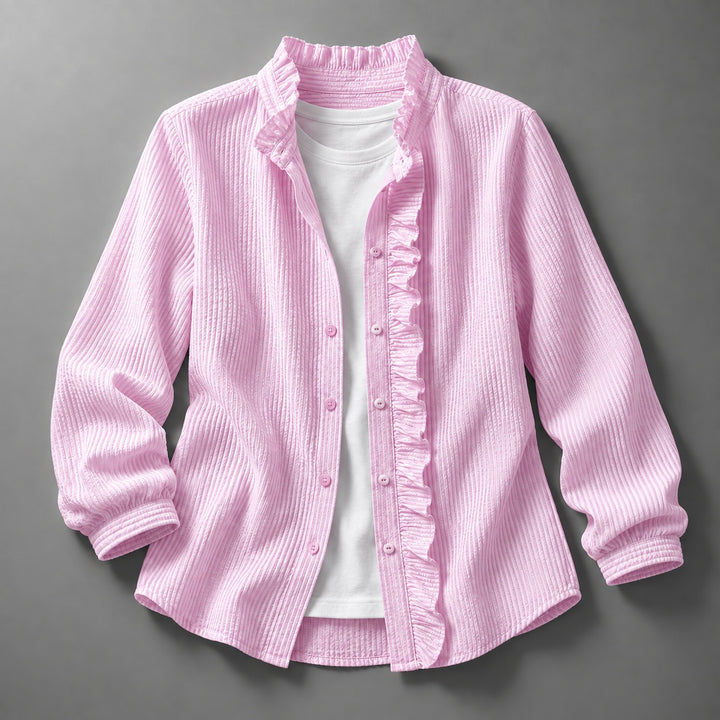 Colette Ruffle Placket Blouse — ce_soul_s1_01