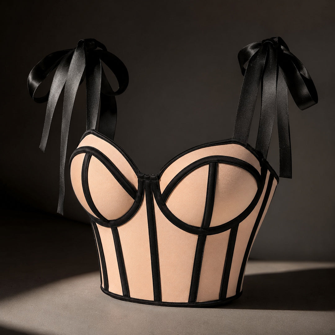 Costina Boned Ribbon Corset Top — ce_metastatic_01