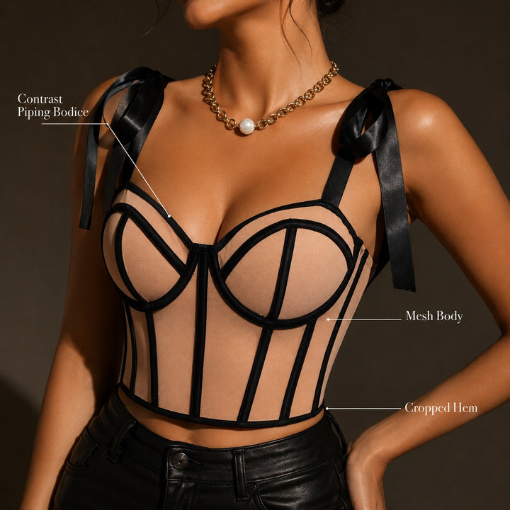 Costina Boned Ribbon Corset Top — ce_metastatic_07