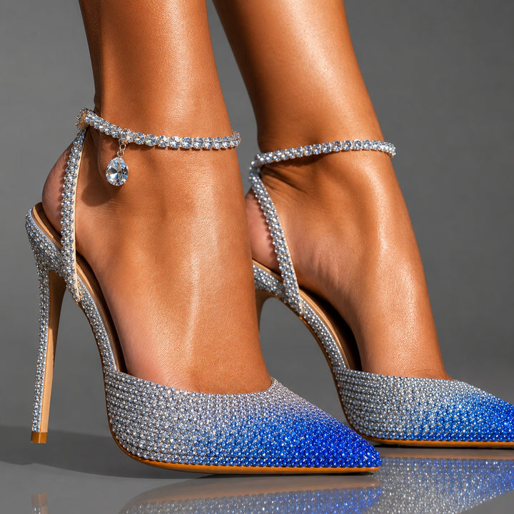 Cristalla Rhinestone Ankle Strap Pumps — ce_brooklyn_s3_01