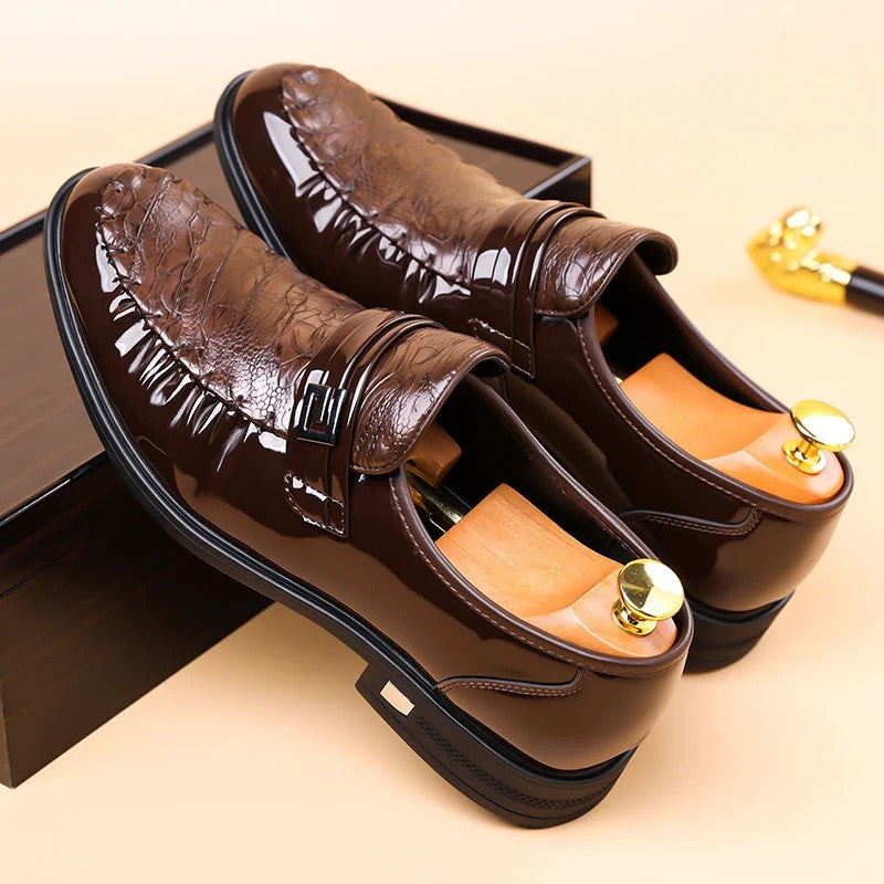 Marlon Croc Loafers