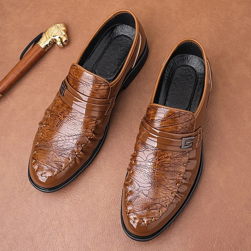 Marlon Croc Loafers