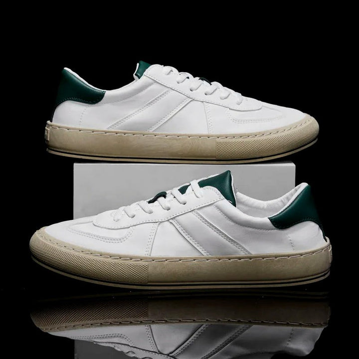 Verdello Heel-Tab Court Sneakers