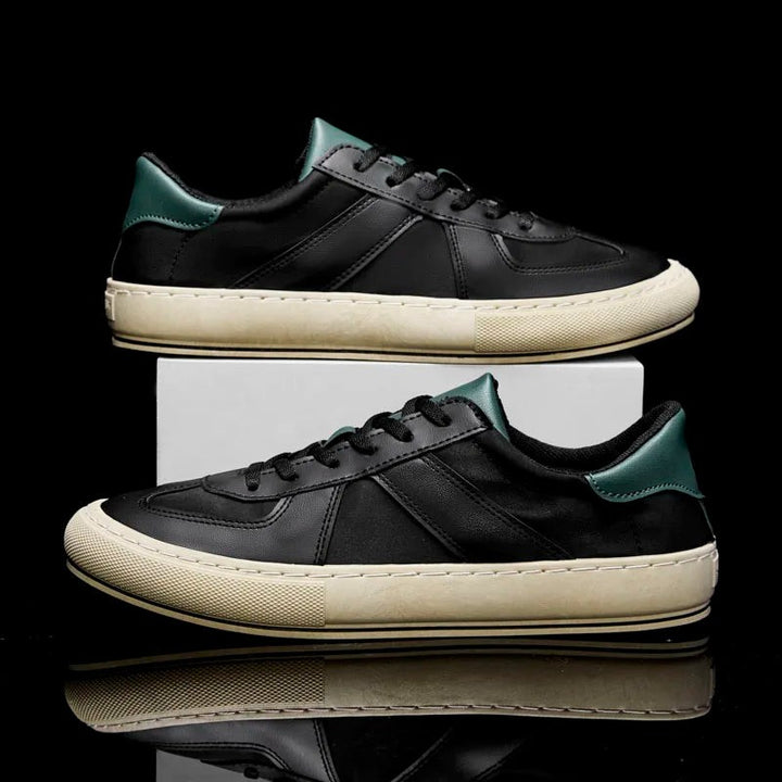 Verdello Heel-Tab Court Sneakers