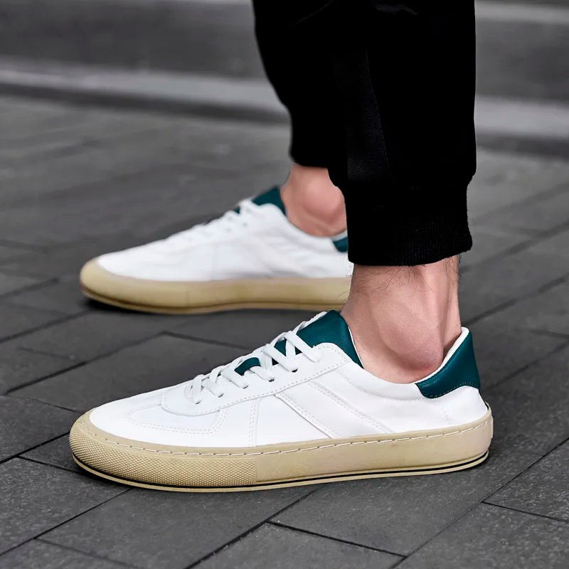 Verdello Heel-Tab Court Sneakers