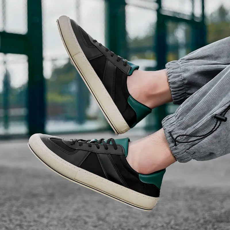 Verdello Heel-Tab Court Sneakers