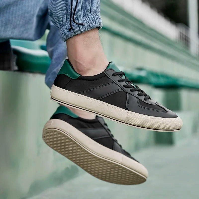 Verdello Heel-Tab Court Sneakers