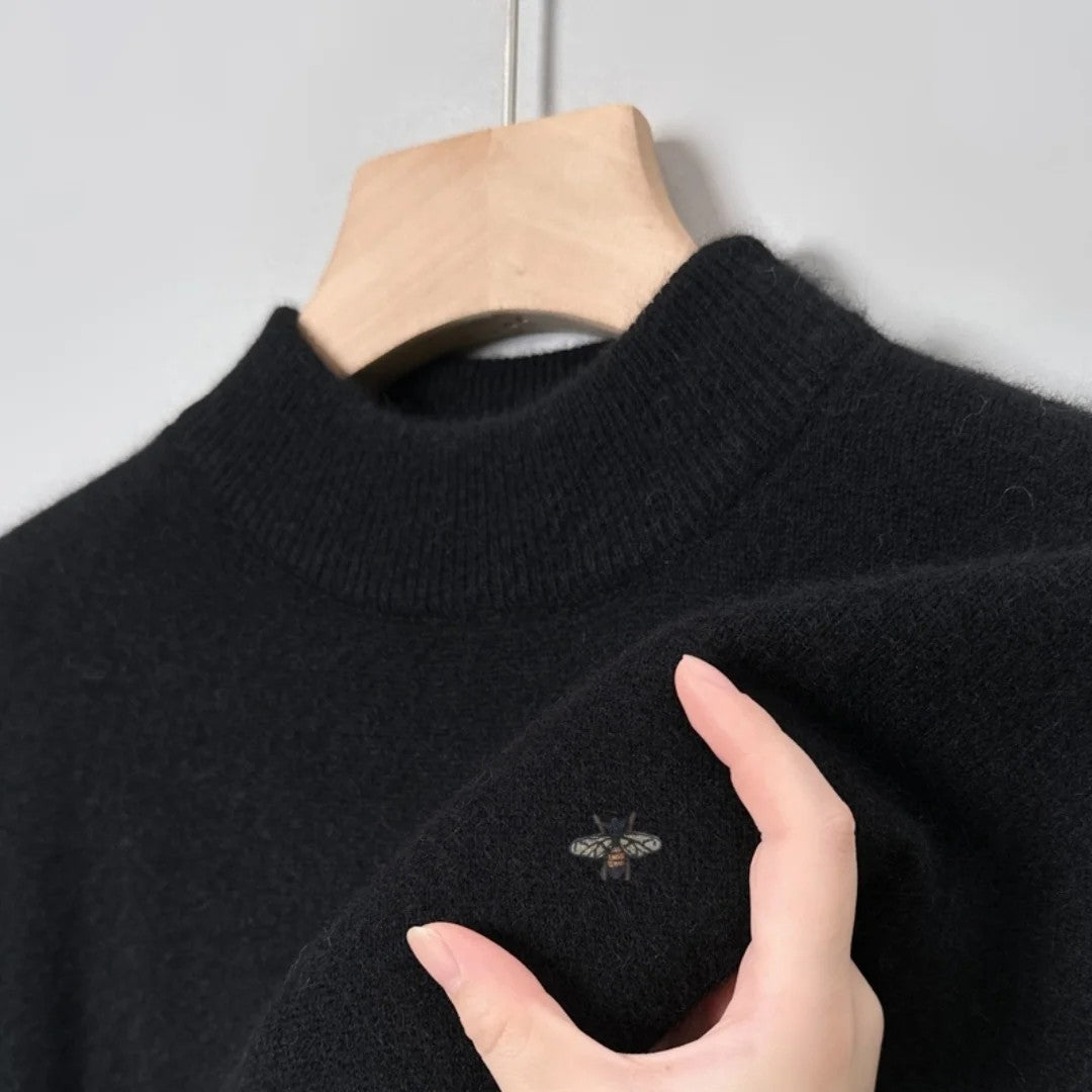 Apiary Mock Neck Sweater