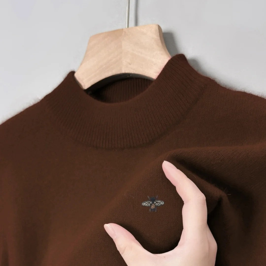 Apiary Mock Neck Sweater