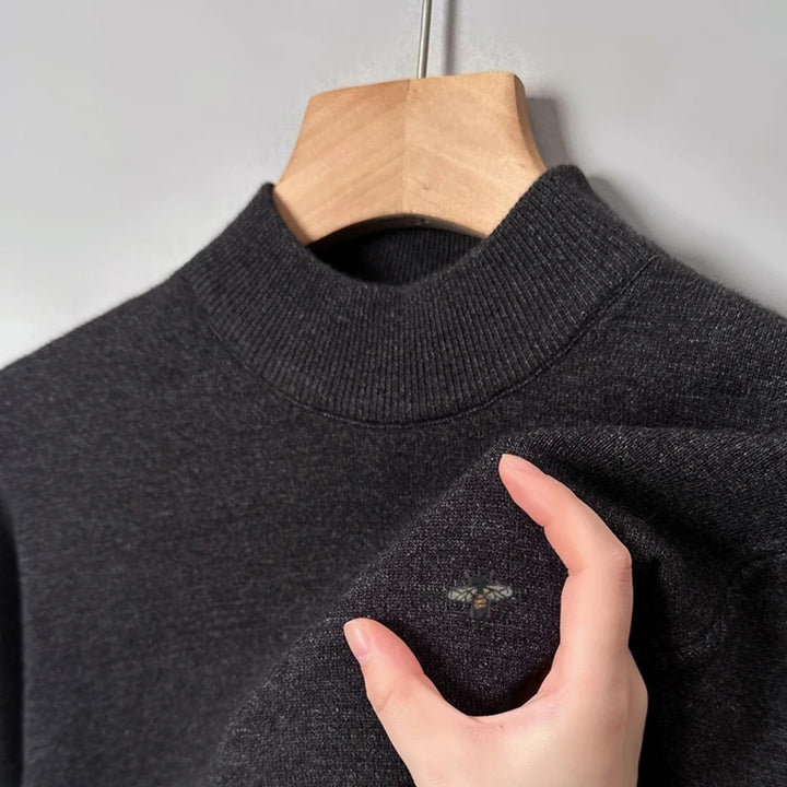 Apiary Mock Neck Sweater