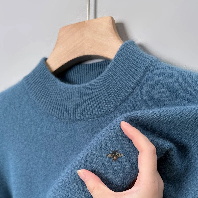 Apiary Mock Neck Sweater