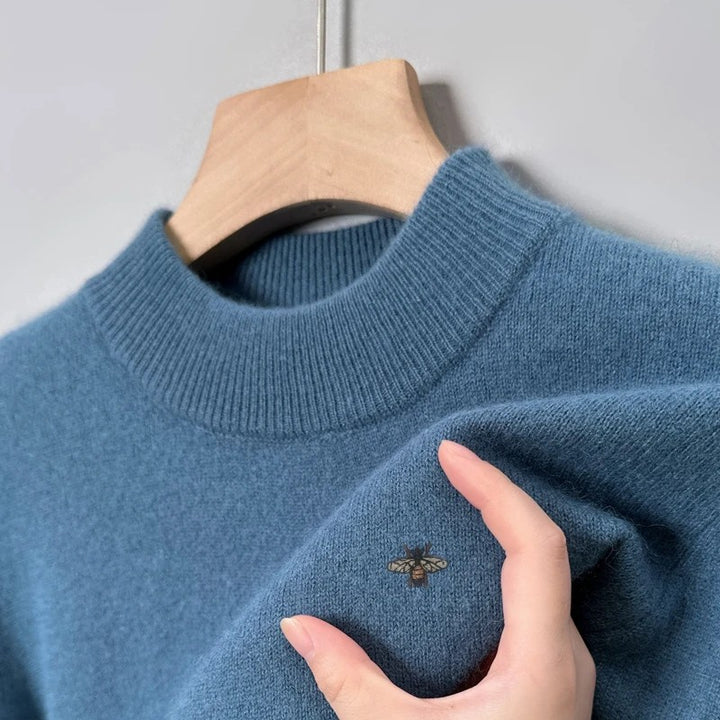 Apiary Mock Neck Sweater