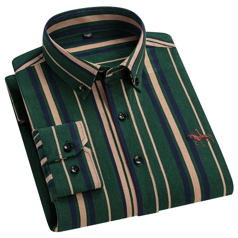 Racecourse Striped Oxford Shirt