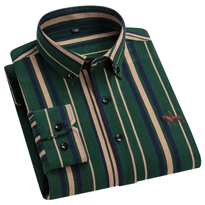 Racecourse Striped Oxford Shirt