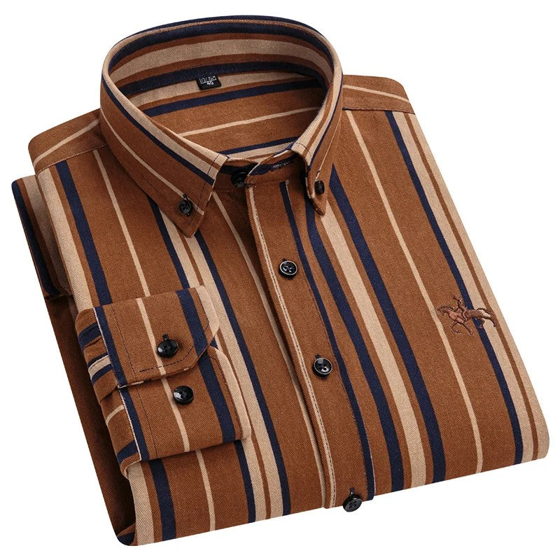 Racecourse Striped Oxford Shirt