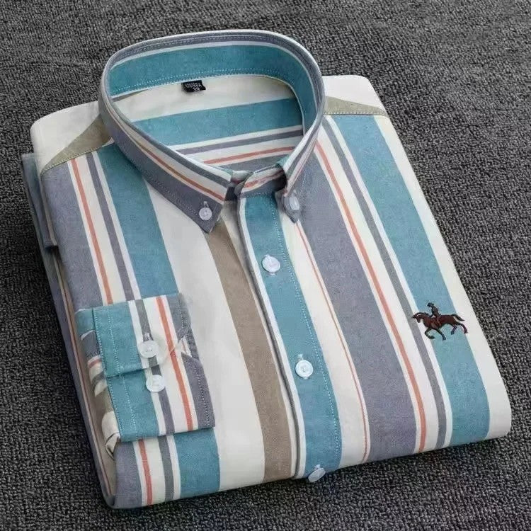 Racecourse Striped Oxford Shirt