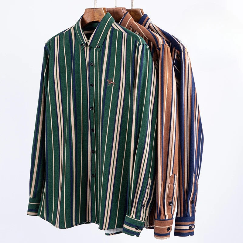 Racecourse Striped Oxford Shirt