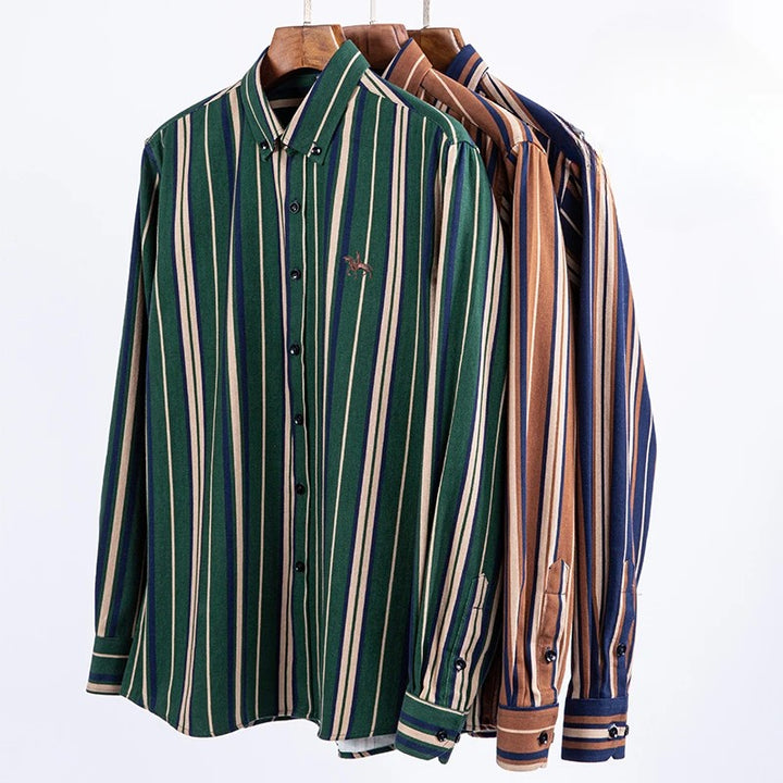 Racecourse Striped Oxford Shirt