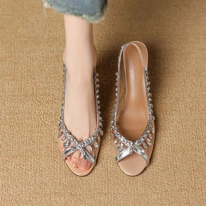 Chandelier Wedge Sandals
