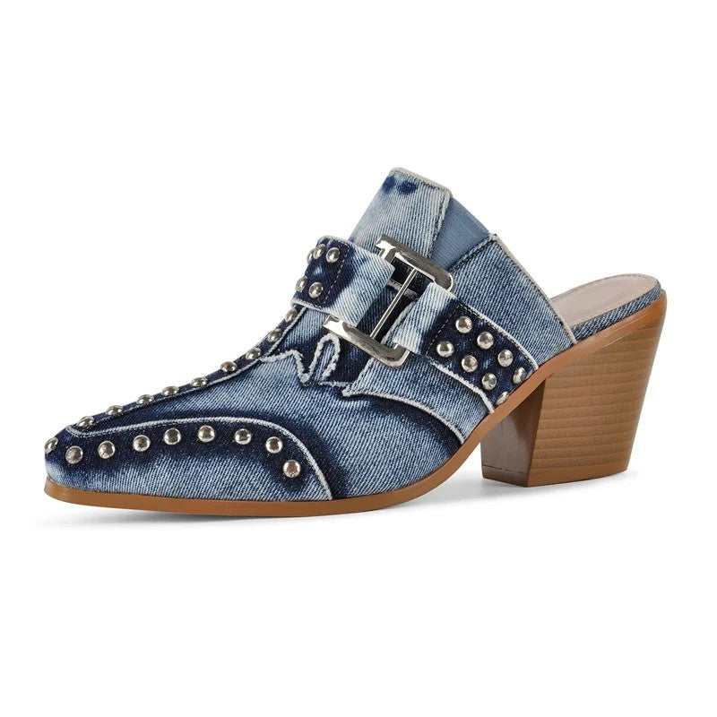 Cassidy Denim Mules