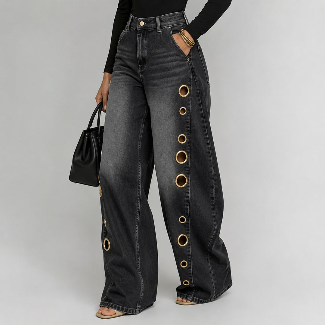 Eyelet Row Wide-Leg Jeans — ce_pivot_side_06