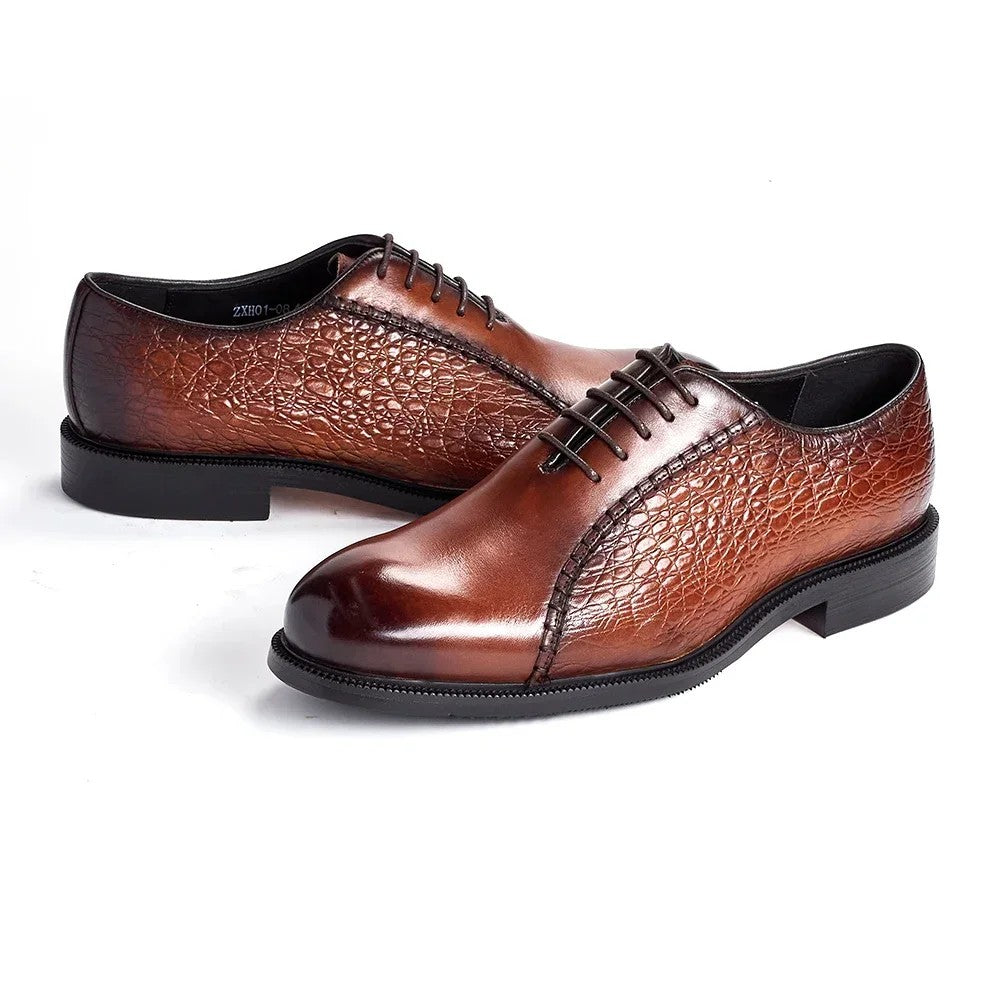 Serpentina Textured Oxfords