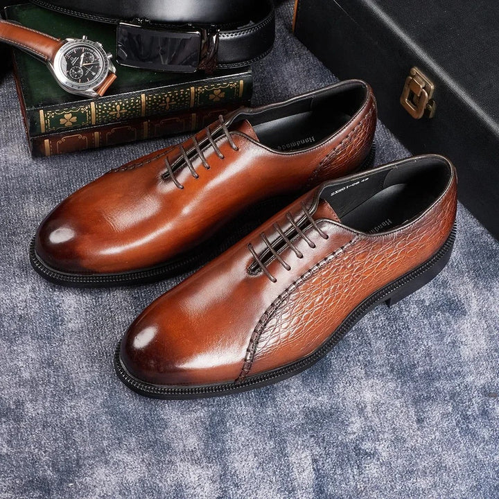 Serpentina Textured Oxfords