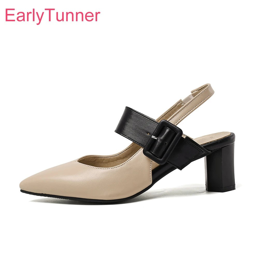 Isolde Buckle Slingbacks
