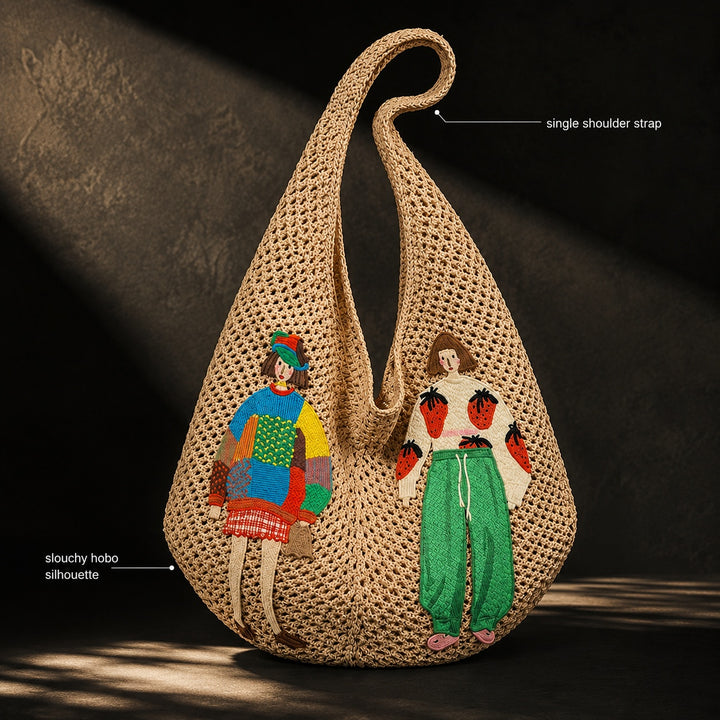 Fanciulla Embroidered Crochet Hobo Bag — ce_metastatic_05