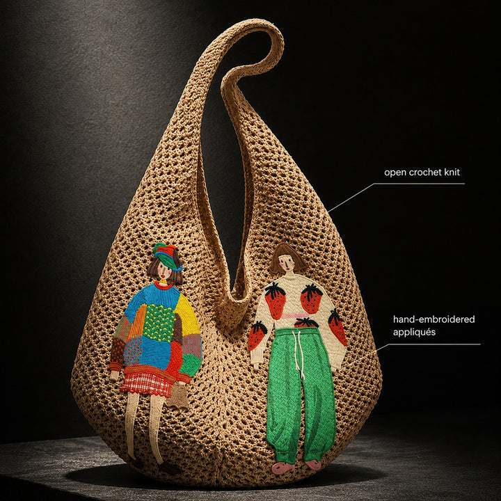 Fanciulla Embroidered Crochet Hobo Bag — ce_metastatic_06